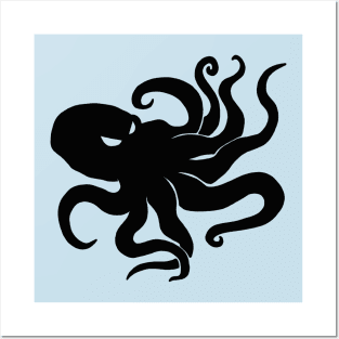 Octopus Shadow Posters and Art